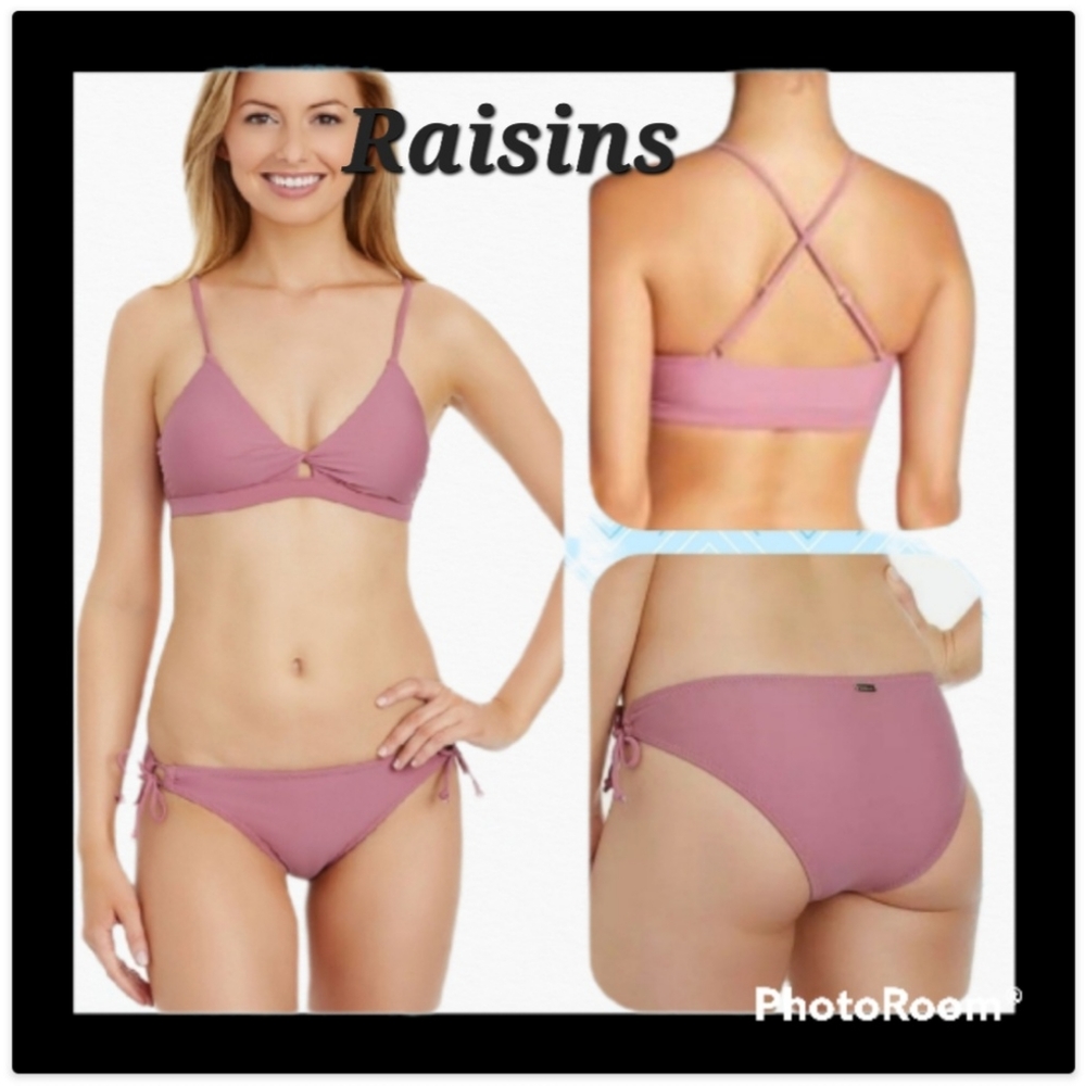 New Raisins Barbados Solids Bikini Swimsuit Set